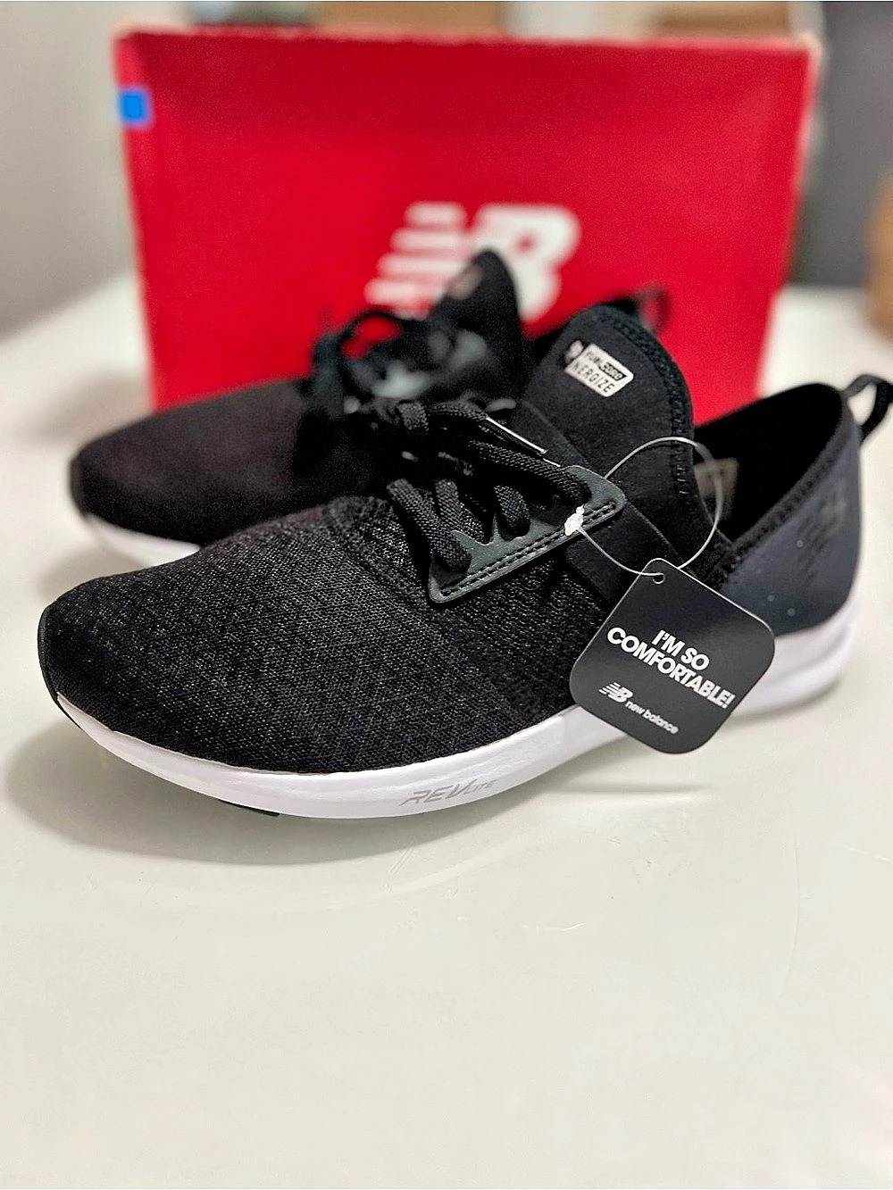New Balance Fresh Foam Athletic Shoes Black & White US 11 D
